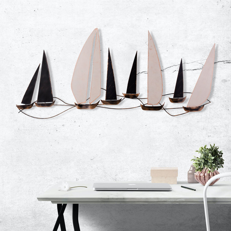 Bless international Handmade Metal Beach Wall Decor & Reviews Wayfair